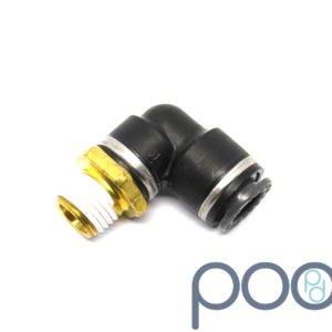 AirLift 21851 - 90° NPT1/4" Han - 3/8" Push-In