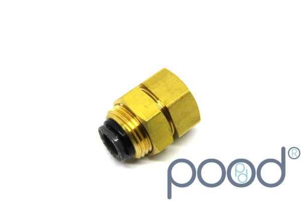 AirLift 21024 - Gjennomføring NPT1/4" Hun - 3/8" Push-In