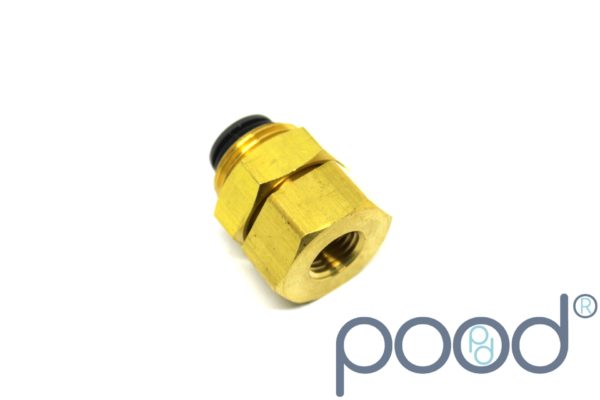 AirLift 21024 - Gjennomføring NPT1/4" Hun - 3/8" Push-In