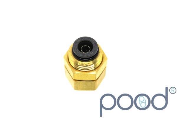 AirLift 21024 - Gjennomføring NPT1/4" Hun - 3/8" Push-In