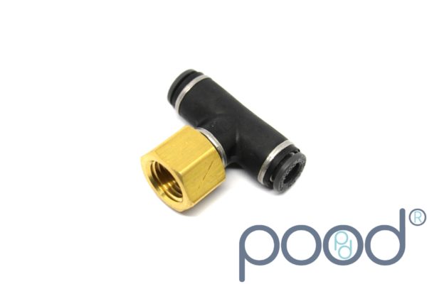 AirLift 21029 - T-Stykke NPT1/4" - 1/4" Push-In