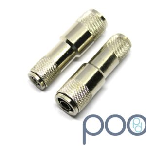 Skjøtestykke 1/4" Push-in - 3/8" Push-in (stål)