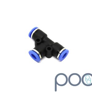 T-Stykke 6mm Push-In