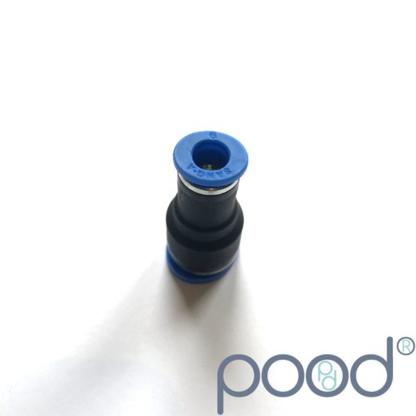 Skjøtestykke 6mm Push-in - 10mm Push-in