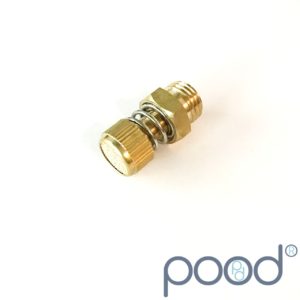 Eksosventil G1/4" Justerbar