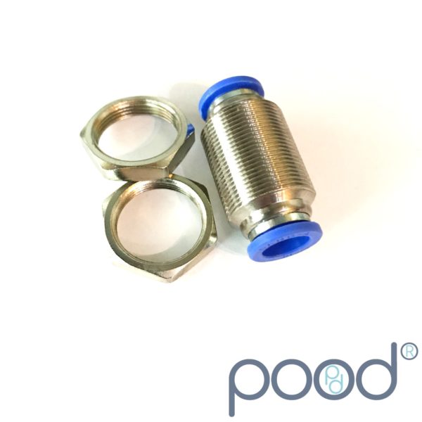Gjennomføring 6mm Push-In