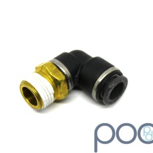 AirLift 21867 - 90° NPT3/8" Han - 3/8" Push-In