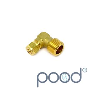 90° NPT3/8" Han - 6mm Skru-Kobling