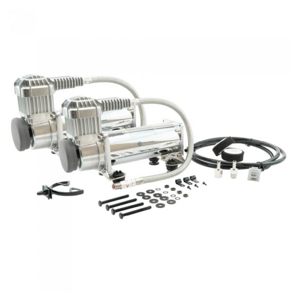 STREETEC - Comp2 Twin Kompressor Chrome (2 stk)