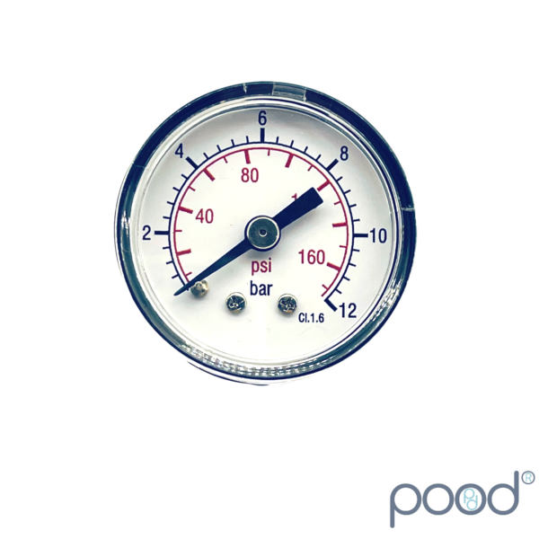 Manometer 0-12 BAR 40MM G 1/8"