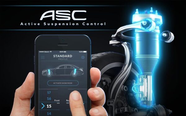 Aktivt styresystem for OEM luftunderstell - APP kontroll - Bentley Bentayga