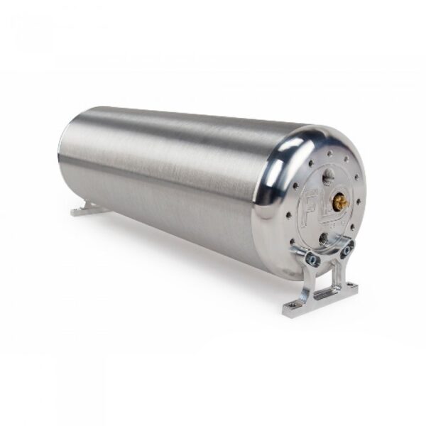 18" FLO-tank - Polerte endelokk, børstet tank
