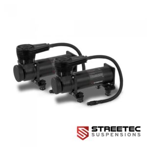 STREETEC - Comp2 Twin Kompressor Sort (2 stk)