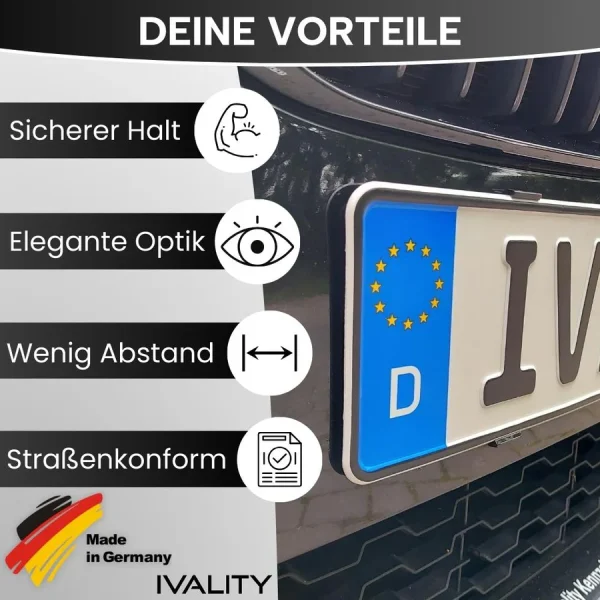 IVALITY - 2 Stk. Sett, sort "klikk"
